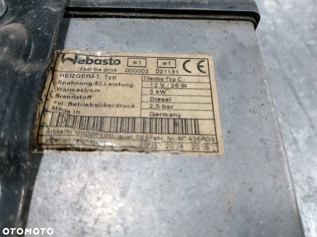 OGRZEWANIE POSTOJOWE, WEBASTO MAZDA 6 ( 02-08 ) - 4