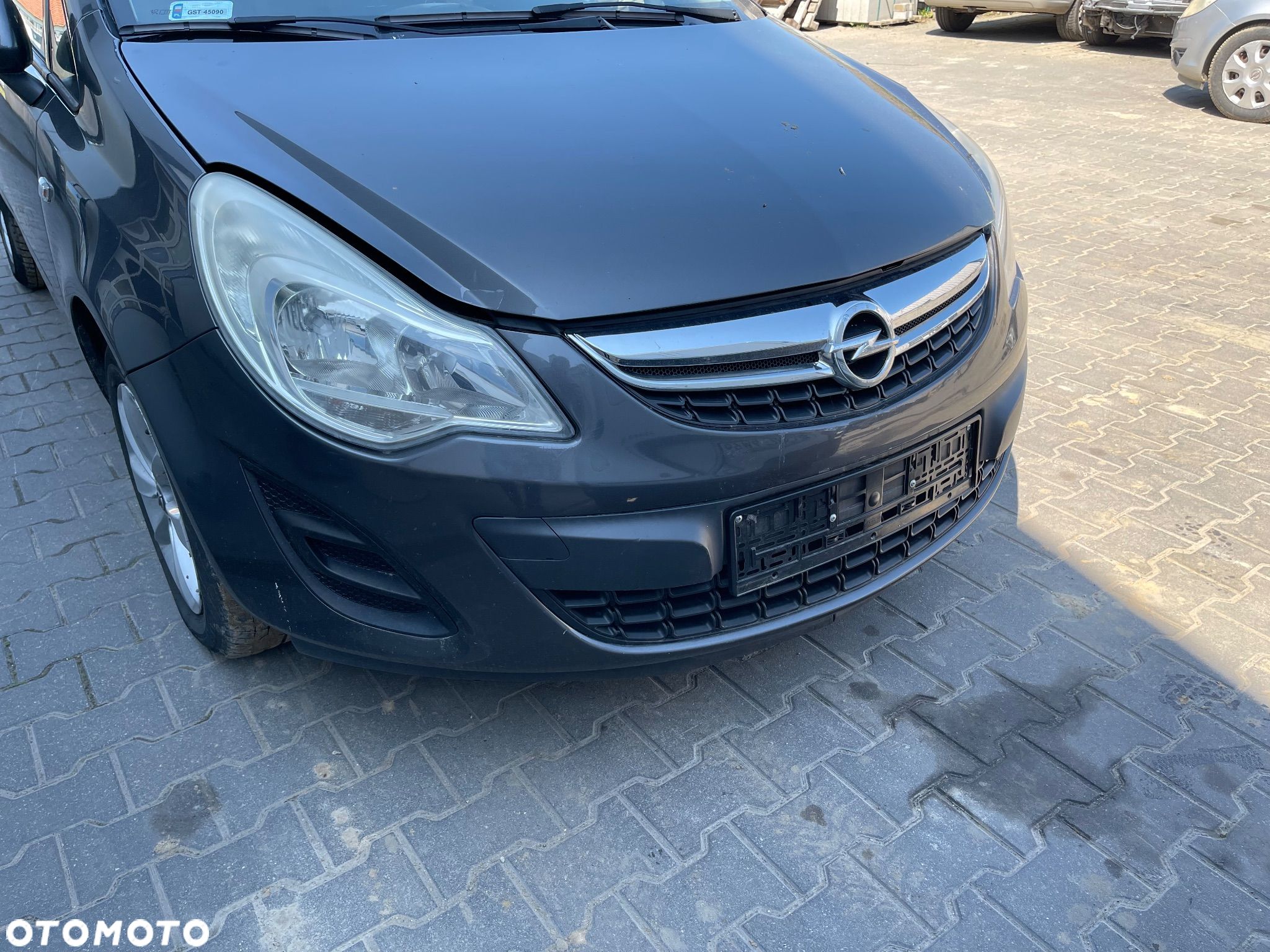 OPEL CORSA D LIFT Z177 KPL PRZÓD MASKA BŁOTNIKI LAMPY ZDERZAK PAS CHLODNICE - 1