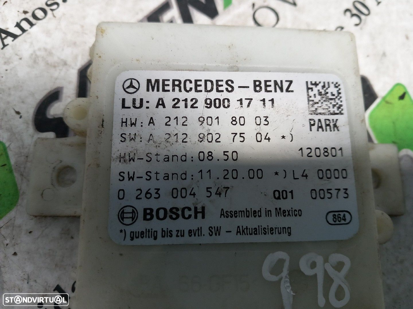 Módulo Eletrónico Mercedes-Benz E-Class (W212) - 3
