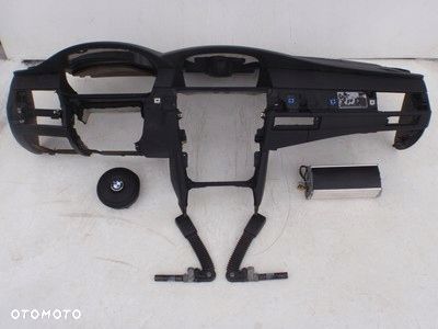 BMW E60 E61 PULPIT PÓŁKA PARAPET AIRBAG AIR PASY - 2