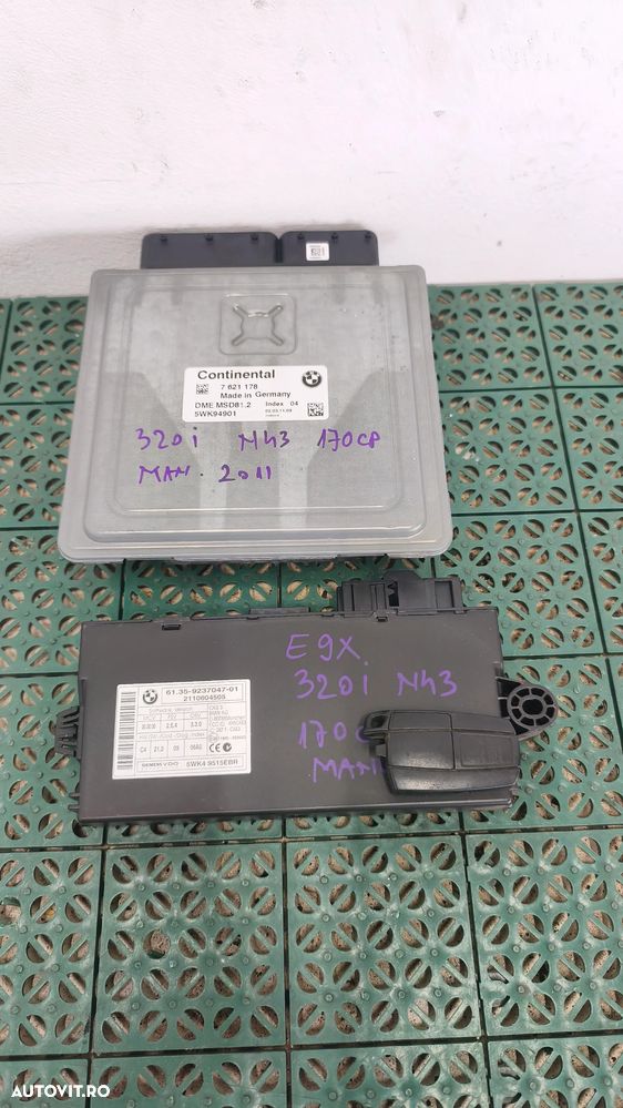 Kit pornire BMW E90/91/92 320i N43B20A 170 cai cutie manuala volan stanga 2010 7621178 - 1