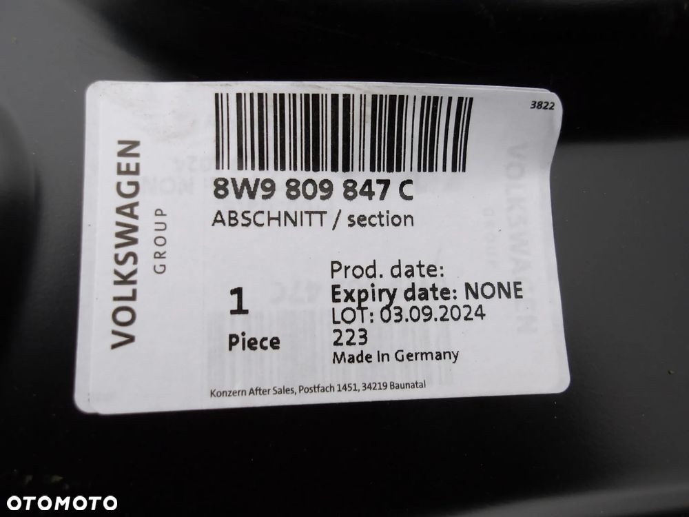 SLUPEK PROG LEWY AUDI A4 B9 LIFT - 9