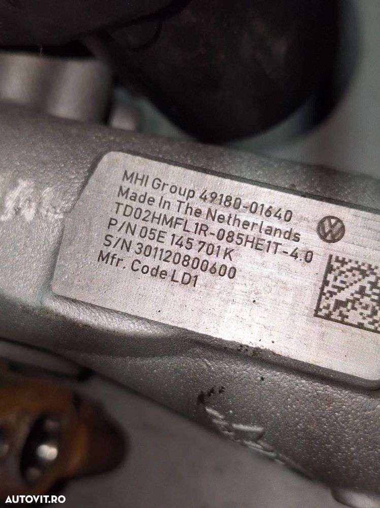Turbina Audi, Vw, Skoda Seat, 1.5TSI, Cod: 05E145701K - 6
