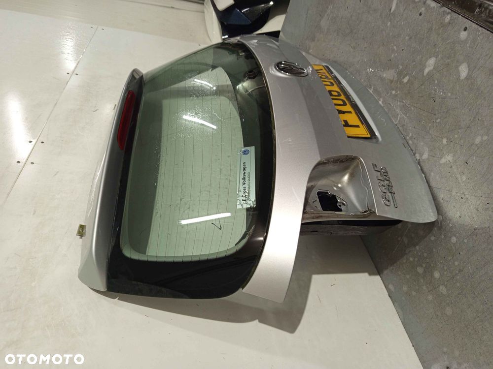 + KLAPA TYŁ TYLNA BAGAŻNIKA VW VOLKSWAGEN GOLF 5 V PLUS + LA7W SREBRNA - 2