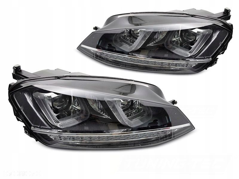 Reflektor Lampa kp Xenon-look h7 GTI Tuning Dynamiczne DTS VW Golf VII 7 5g - 1