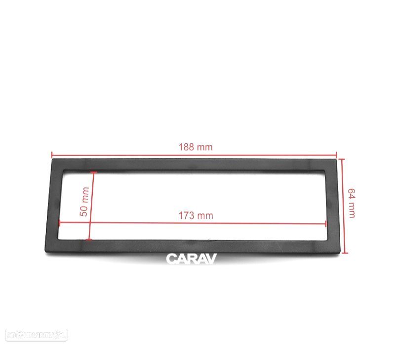 MOLDURA ADAPTADOR UNIVERSAL PARA RADIO 1-DIN 173*50 188*64 MM - 4