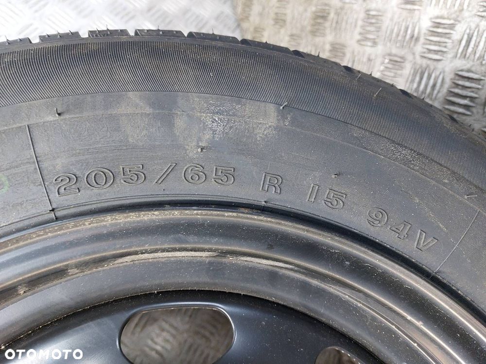 KOŁO FELGA OPONA ZAPAS 5X110 6,5Jx15 ET33 FI65,1 205/65R15 OPEL - 5