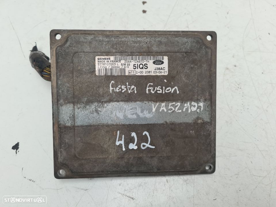 CENTRALINA SIEMENS ORIGINAL 2S6A12A650TH S118107003L FORD FUSION JU 1.6i 100CV FYJA - 2
