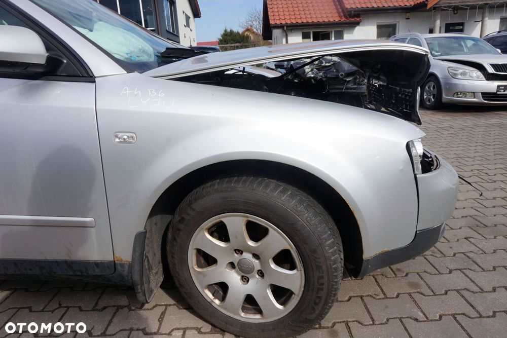 BŁOTNIK PRZEDNI PRAWY A4 B6 LY7W  SREBRNY AUDI 2000-2006 - 1