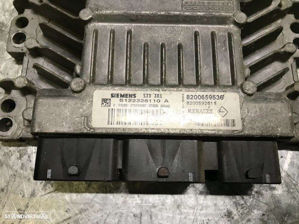CENTRALINA DO MOTOR RENAULT MEGANE II / SCENIC II 1.5DCI 106CV SID302 S122326110A 8200592611 8200659536 - 2
