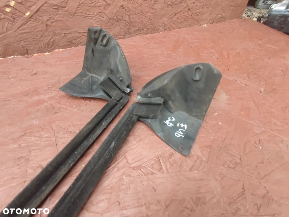 BMW E46 COUPE ORYGINALNA USZCZELKA DRZWI GÓRNA SZYBY WEWNĘTRZNA LEWA / PRAWA W DOBRYM STANIE O NR. 51 32 8 194 731 / 51 32 8 194 732 OEM - 12