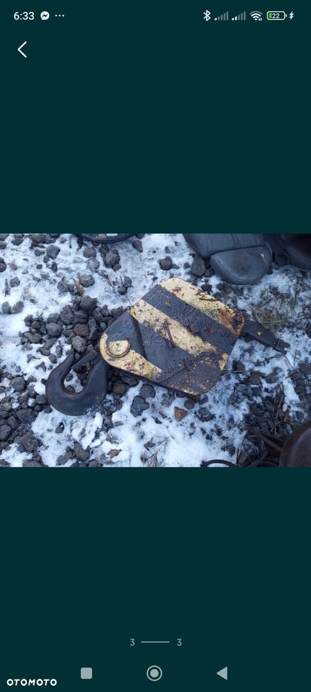 Hak zaczep dźwigu IFA - 3