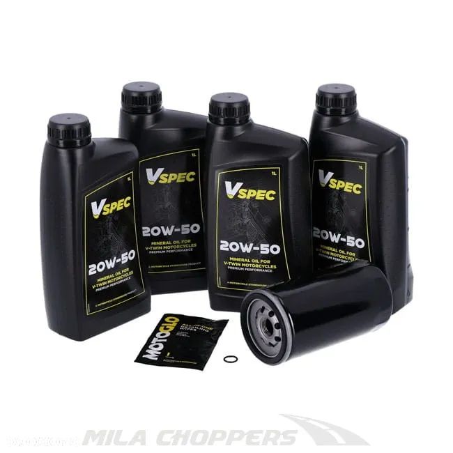 Zestaw serwisowy do oleju silnikowego MCS, 20W50 Mineral, 4 litry 91-98 Dyna - 1