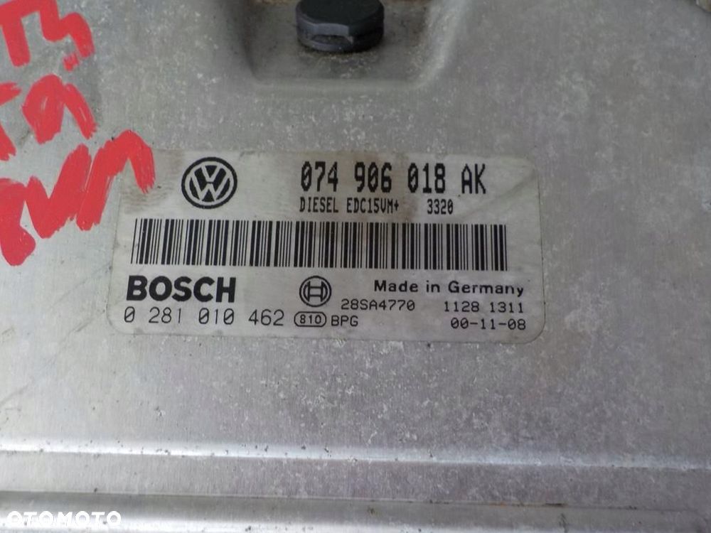 VW T4 2.5 TDI KOMPUTER STEROWNIK 074906018AK - 2