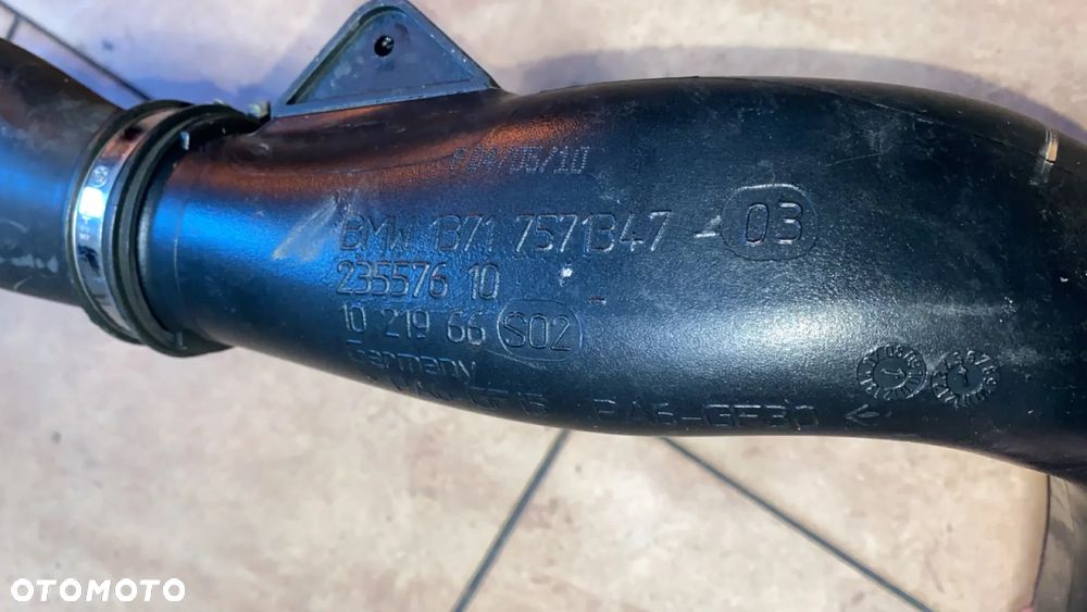 KANAŁ RUROWY WLOT POWIETRZA BMW E71 F01 F02 7571347 - 4