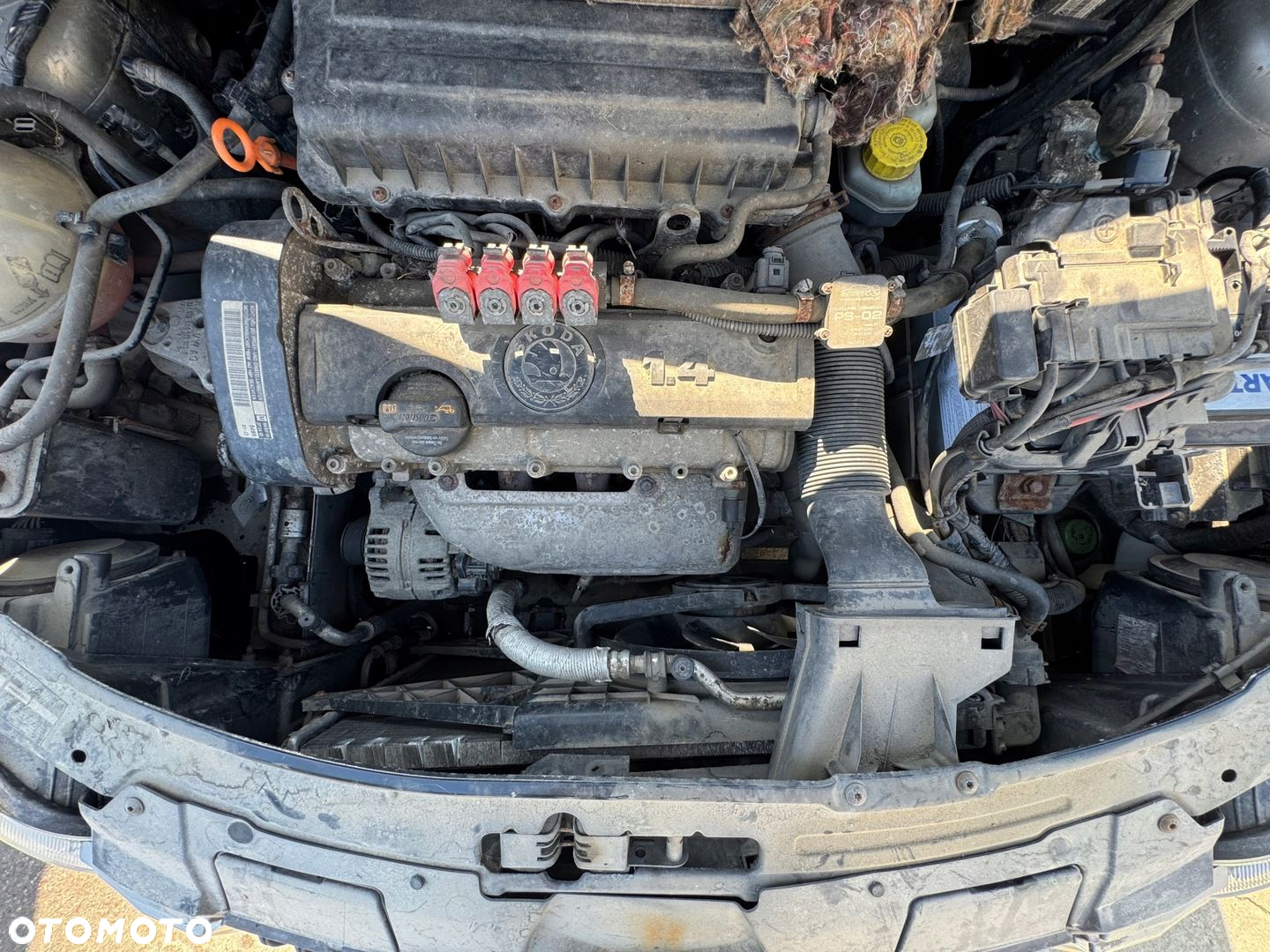 SILNIK 1.4 16V 86KM 63kW SŁUPEK BXW SKODA ROOMSTER - 4