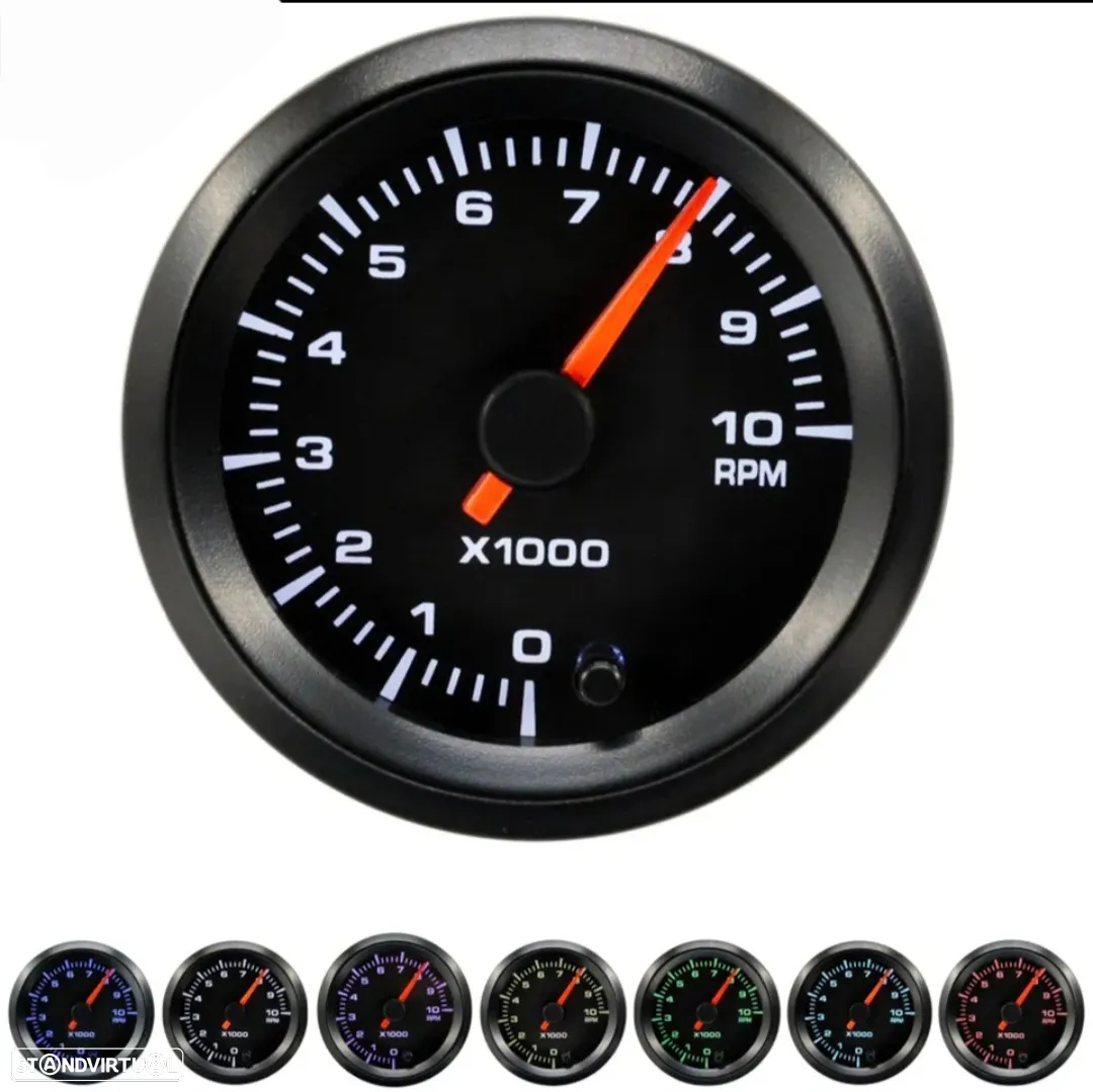 Manómetro Ponteiro 52mm - Conta RPM - 10