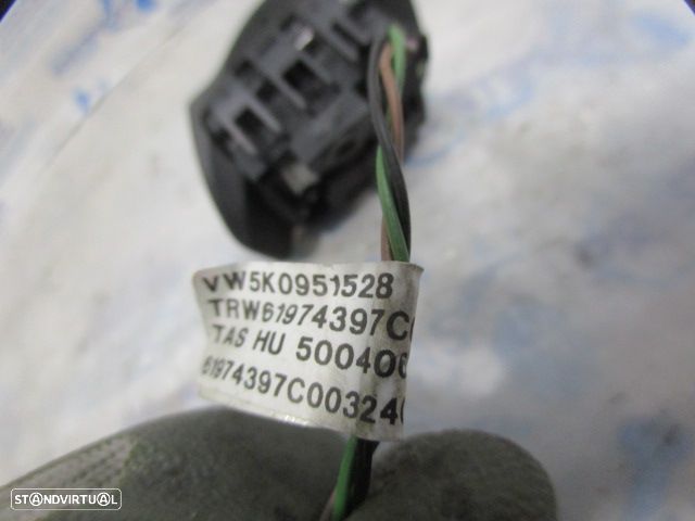 Interruptor 5K0951528 VW SCIROCCO 3 FASE 1  2013 2.0TDI 140CV 3P PRETO VOLANTE VELOCIDADES - 4