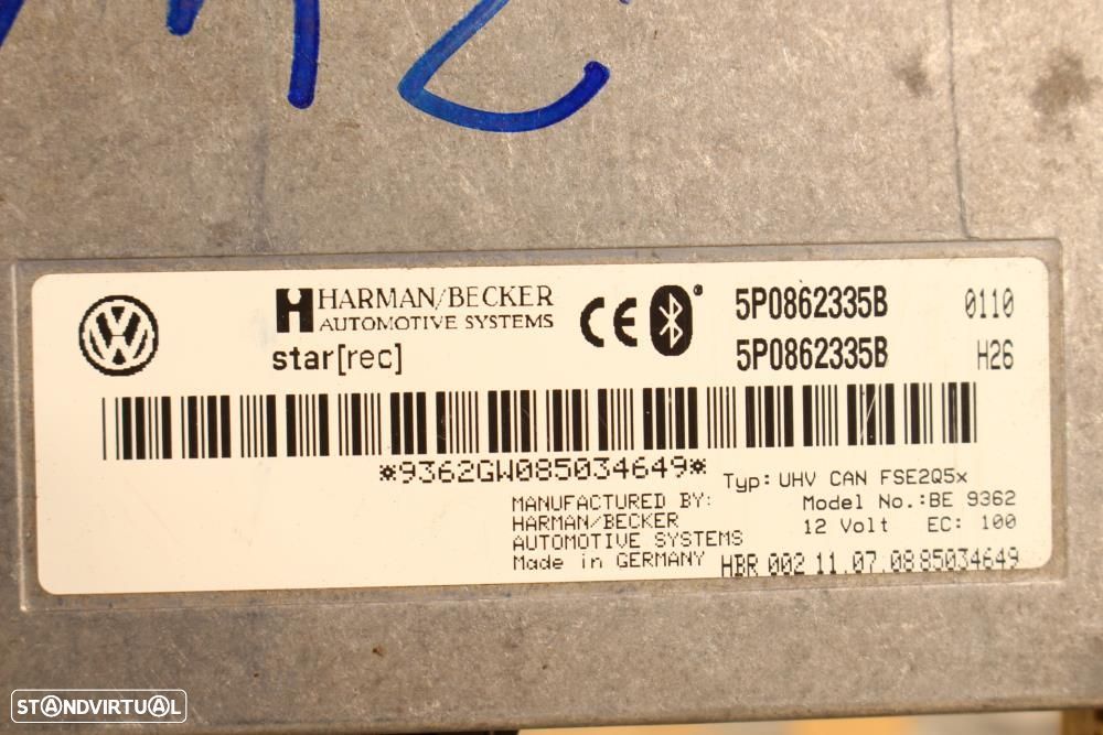 Módulo Do Bluetooth Seat Leon (1P1)  5P0862335b / 5P0 862 335 B - 7