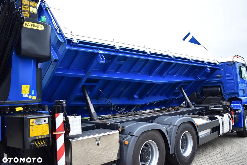 MAN TGS 33.480 6x4 BL Wywrotka 6.70m. + Palfinger PK 23002 SH / 5 i 6 Funkcja/ Rotator/  Retarder/ Pilot/ Kipper/ Kiper/ Crane/ HDS/ Kran/żuraw/ Manipulator / Sprowadzony ! - 36