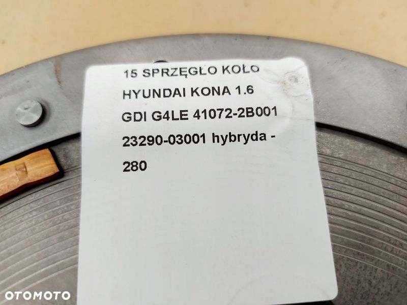 hyundai kona i 1 1.6 gdi hybryda sprzęgło kompletne 41072-2b001 23290-03001 - 7