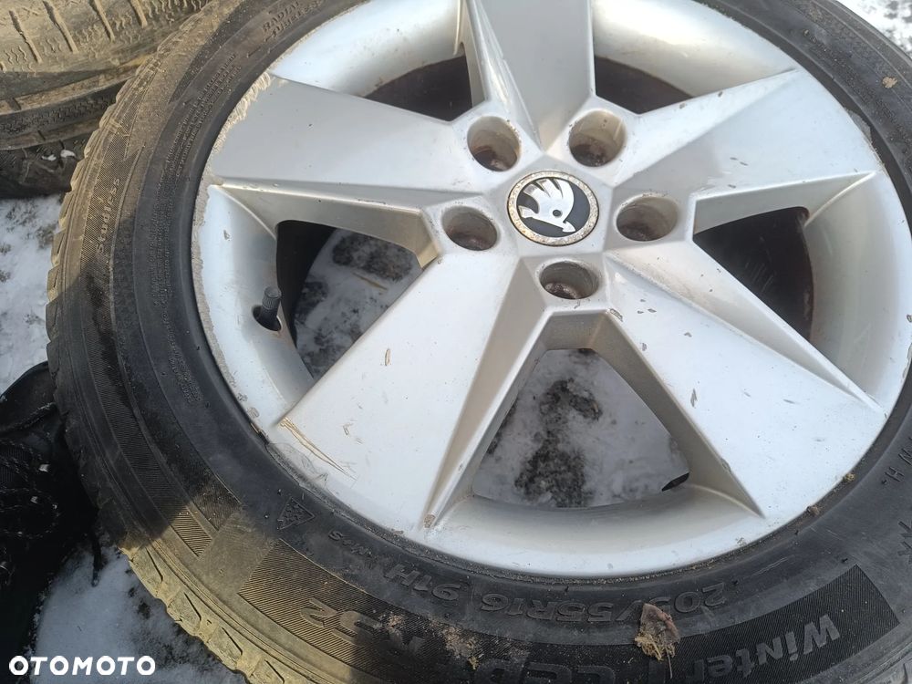 Felgi Aluminiowe 16 Skoda Octavia 3 5x112 ET46 5E0601025H Koła VW Seat Audi 6,5Jx16H2 - 19