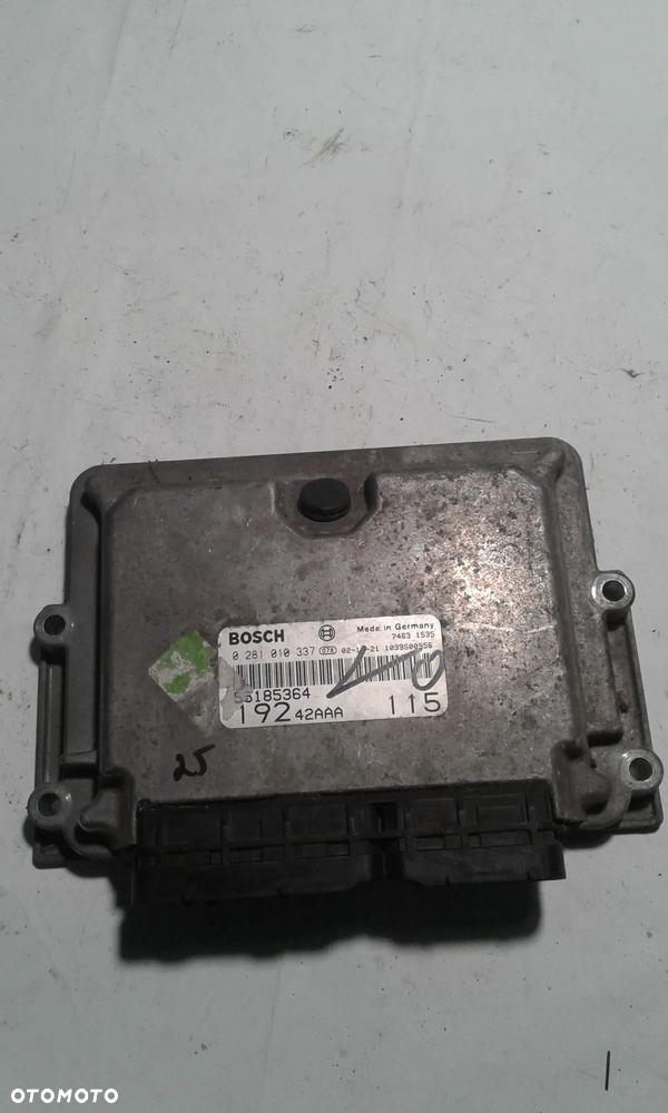 KOMPUTER SILNIKA FIAT STILO 1.9 JTD 55185364