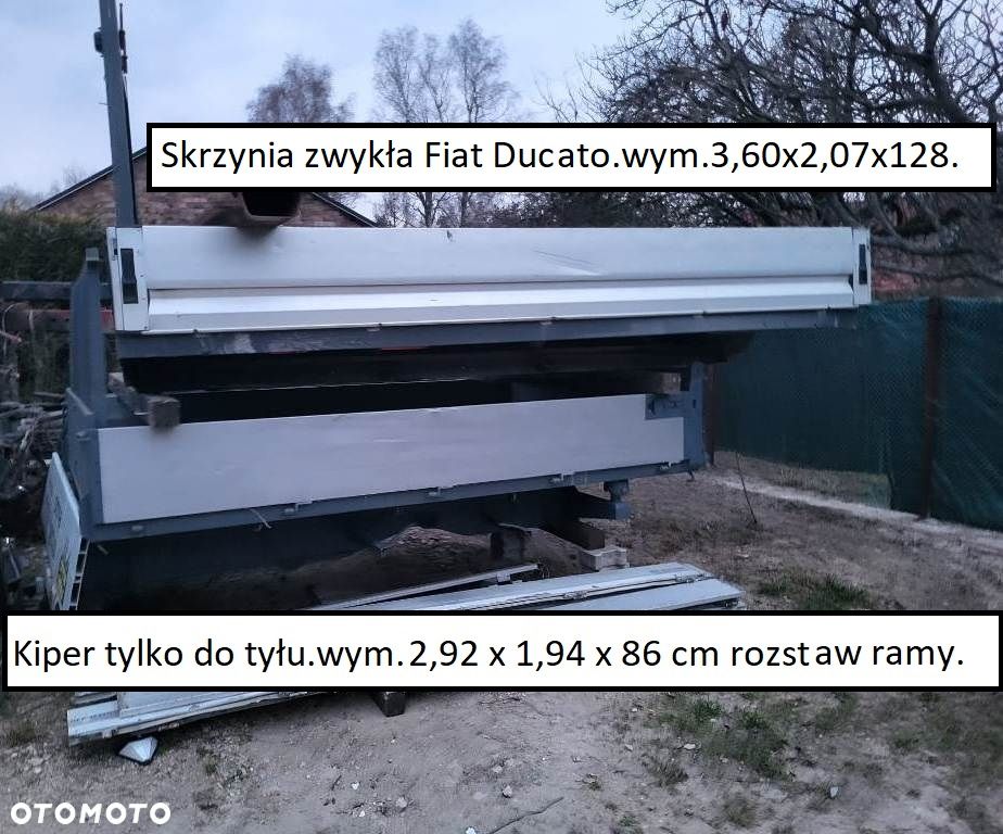Skrzynia Kiper wywrot burty aluminium Mercedes Renault Scania Kia Nissan Iveco HDS - 5