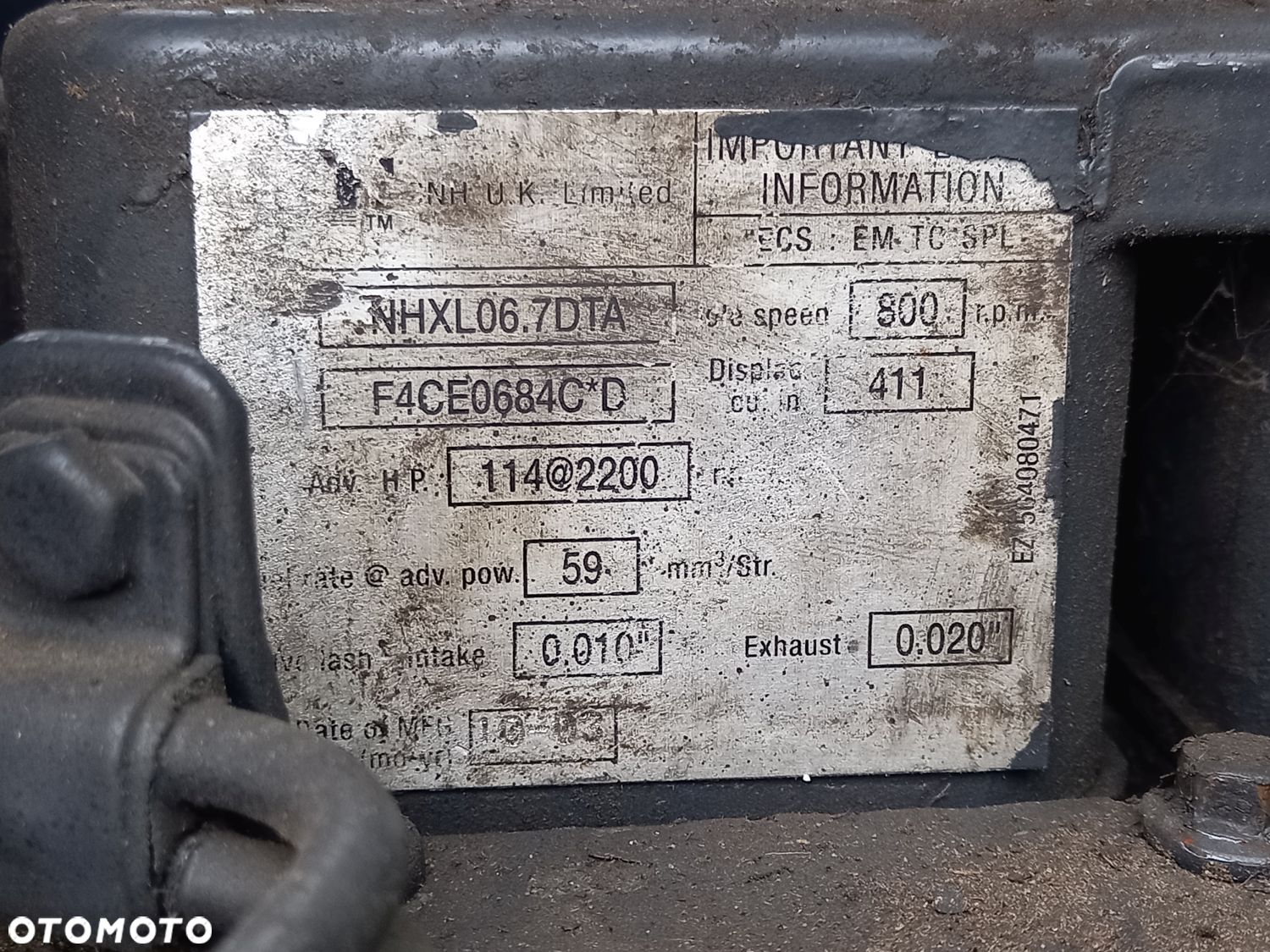 Części silnika Iveco NEF F4CE New Holland TS115A Case MXU Steyr - 1