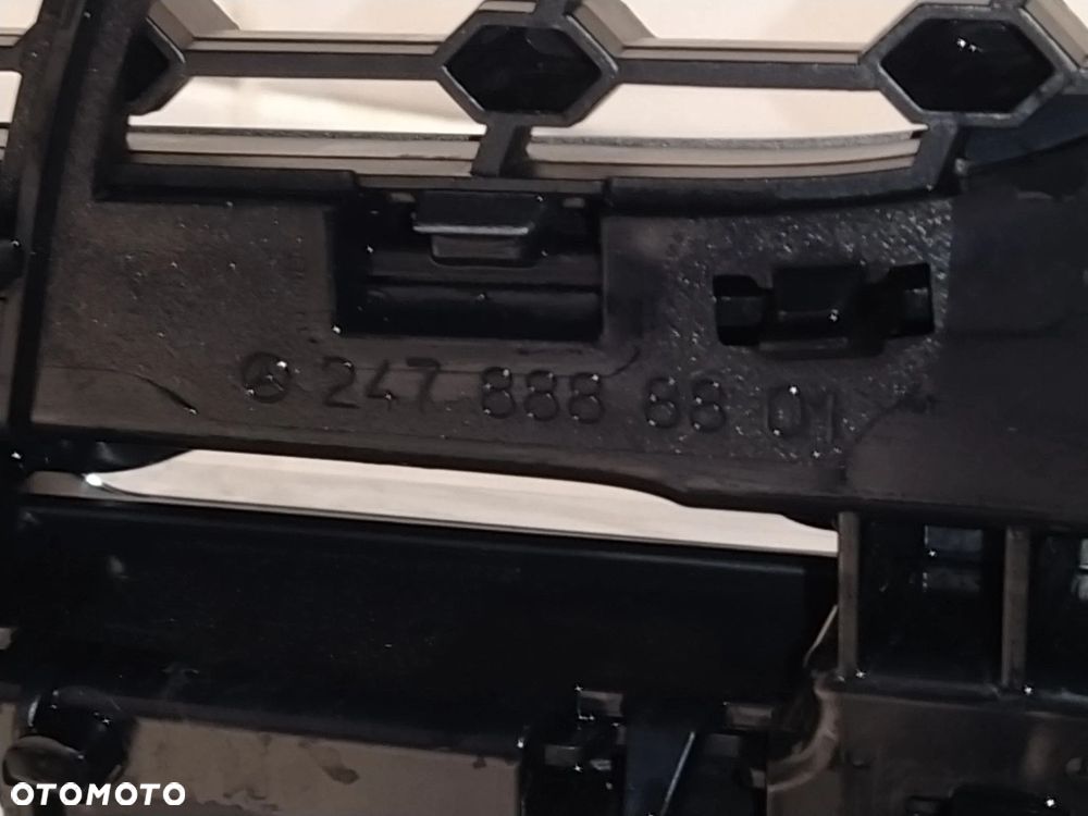 MERCEDES GLA H247 AMG LIFT 23- ZDERZAK PRZÓD PRZEDNI GRILL ZANCZEK GWIAZDA 6XPDC KRATKI ORYGINAŁ - 21