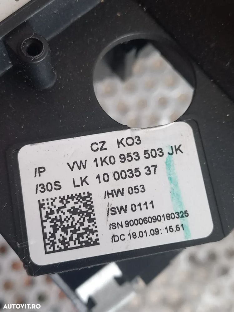 Spira Spirala Volan Maneta Semnalizare Stergatoare Vw Seat Skoda Cod 1KC 1KG 1KJ - 6