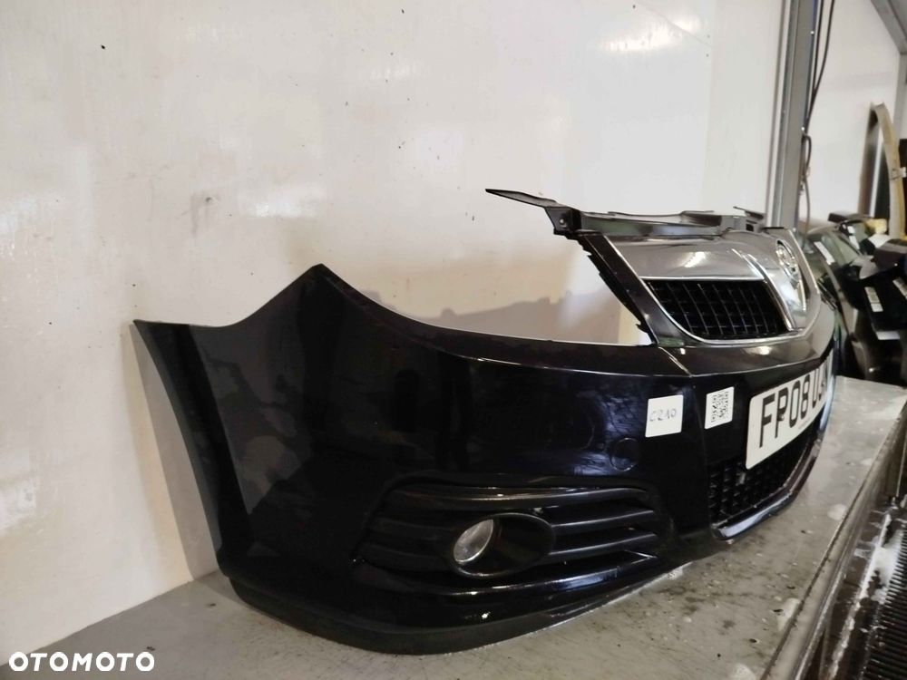 ^ ZDERZAK PRZÓD PRZEDNI OPEL VECTRA C LIFT FL Z20R CZARNY HALOGENY - 3