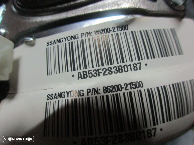Kit Airbags 8620021500 511567000A 511566900A 601082000B 8625008140 SSANGYONG REXTON 2005 2.7XDI 165CV 5P CINZA PRETO Danificado - 4