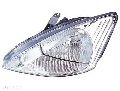 Far Ford Focus 09.1998-11.2001 TYC partea stanga H4 fara motoras, culoare rama gri - 1