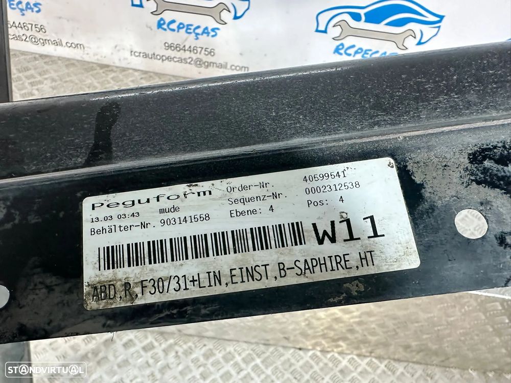 .Conjunto Embaladeiras Saias Laterais Esquerda Direita Sport Originais BMW Serie 3 F30 Sedan F31 Touring 2011 - 2019 - 6