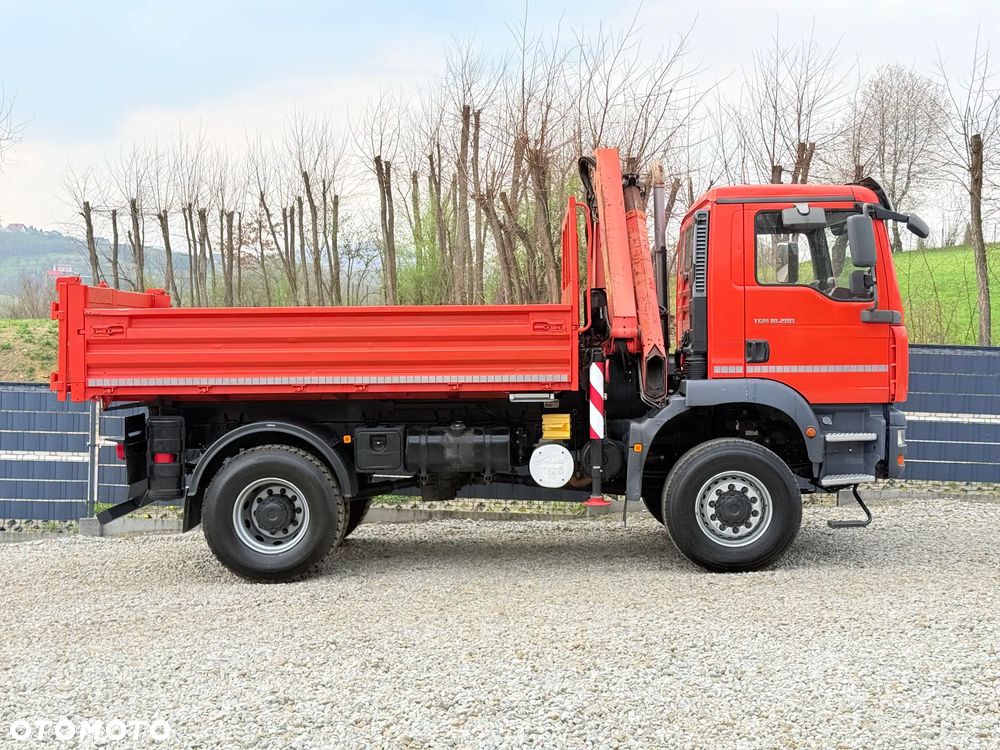MAN * TGM 18-280 MAN 4x4 HDS Palfinger PK10500 * Kiper Wywrotka * Bardzo Dobry Stan - 32