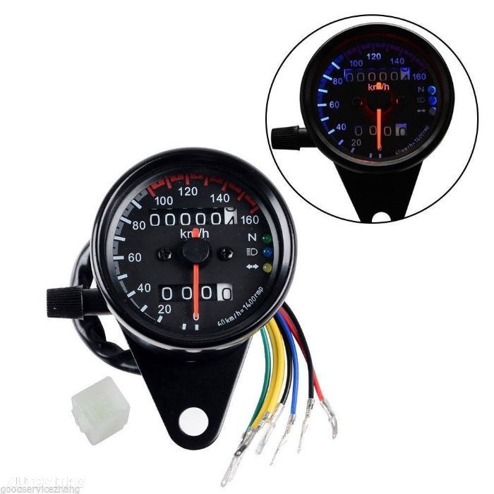 Bord Moto Universal Cafe Racer Chopper Custom Bobber Naked Viteza A160 - 3