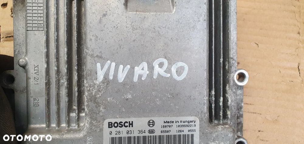 Komputer sterownik silnika Opel Vivaro B Trafic III 1.6 DCI 0281031364 - 6