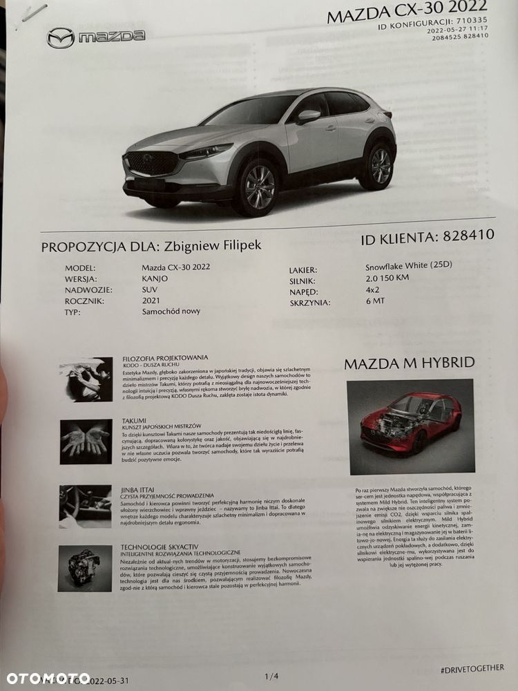 Mazda CX-30 2.0 mHEV Kanjo 2WD - 2