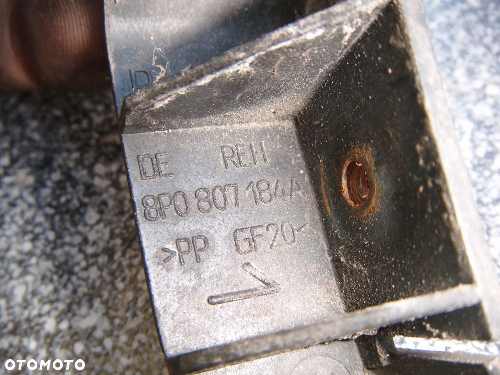 audi a3 8p 04r ślizg zderzaka prawy przód 8p0807184a - 2