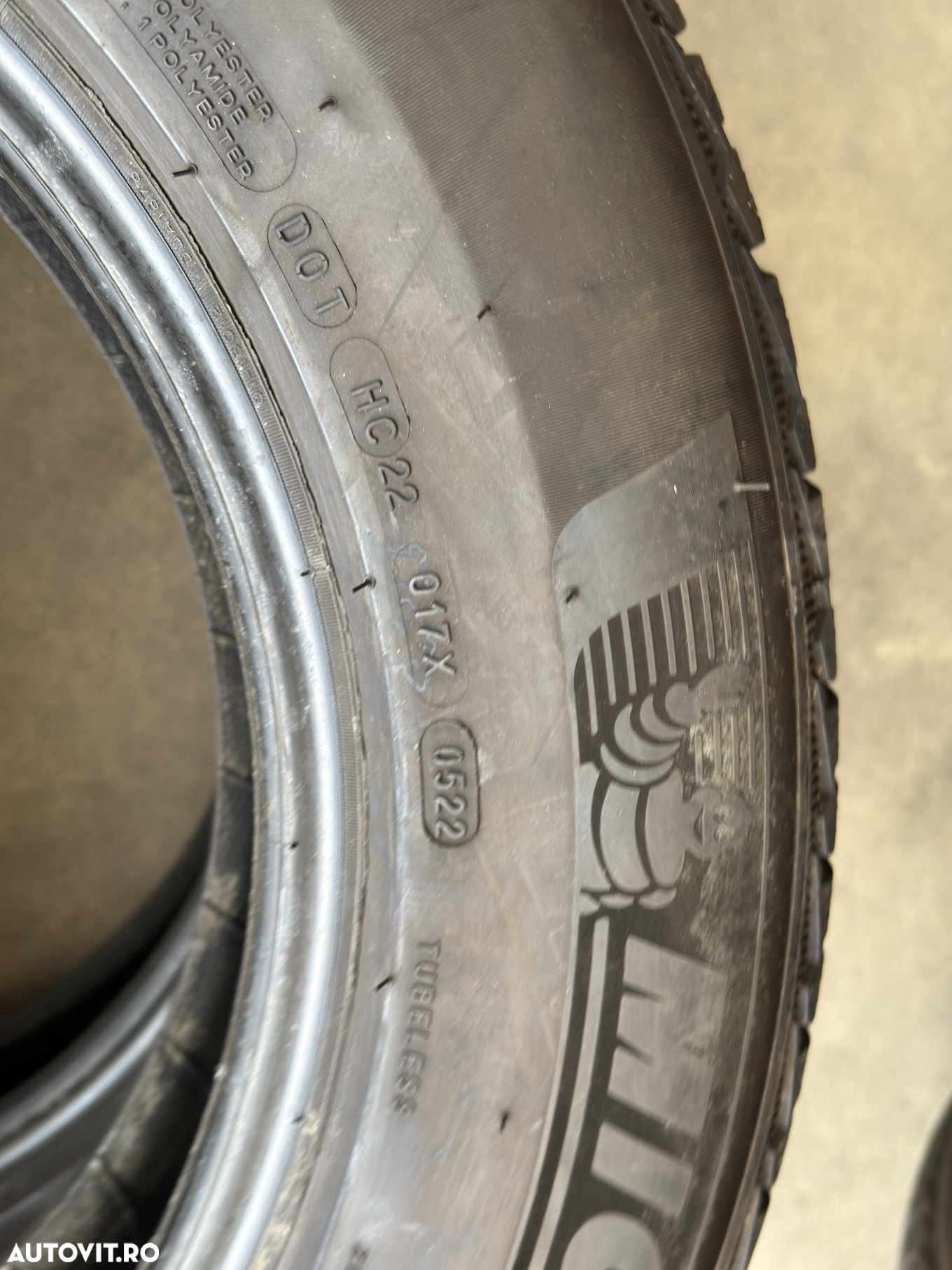 Vând 4 anvelope 215/65/17 michelin de iarnă ca noi - 9