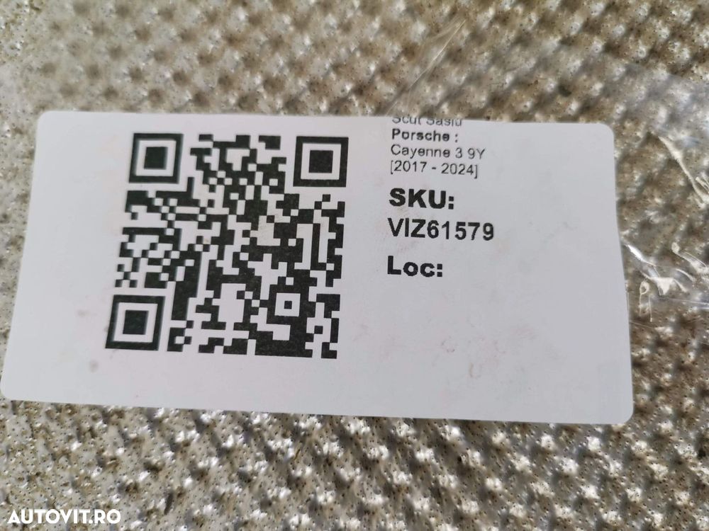 Scut Sasiu Porsche  Cayenne 3 9Y 2017 2018 2019 2020 2021 2022 2023 20 - 8