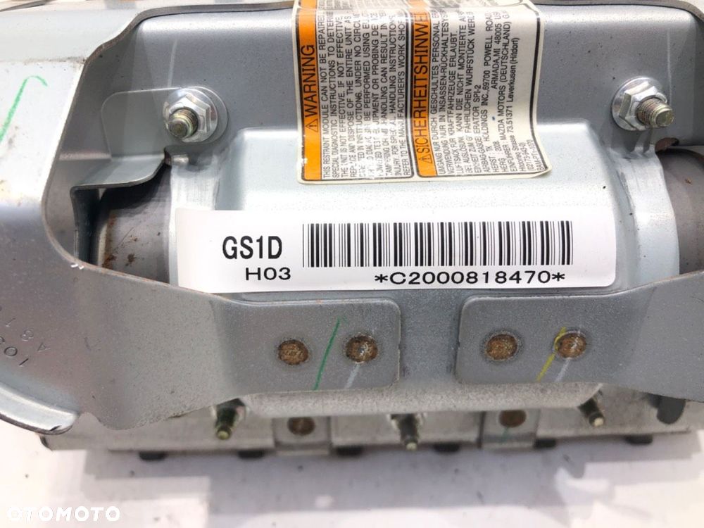 PODUSZKA POWIETRZNA PASAŻERA  MAZDA 6 Kombi (GH) 2007 - 2013 2.0 MZR-CD (GH14) 103 kW [140 KM] olej - 4