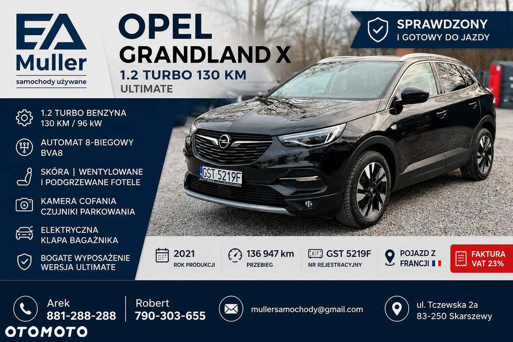 Opel Grandland X 1.2 Start/Stop Automatik Ultimate - 2