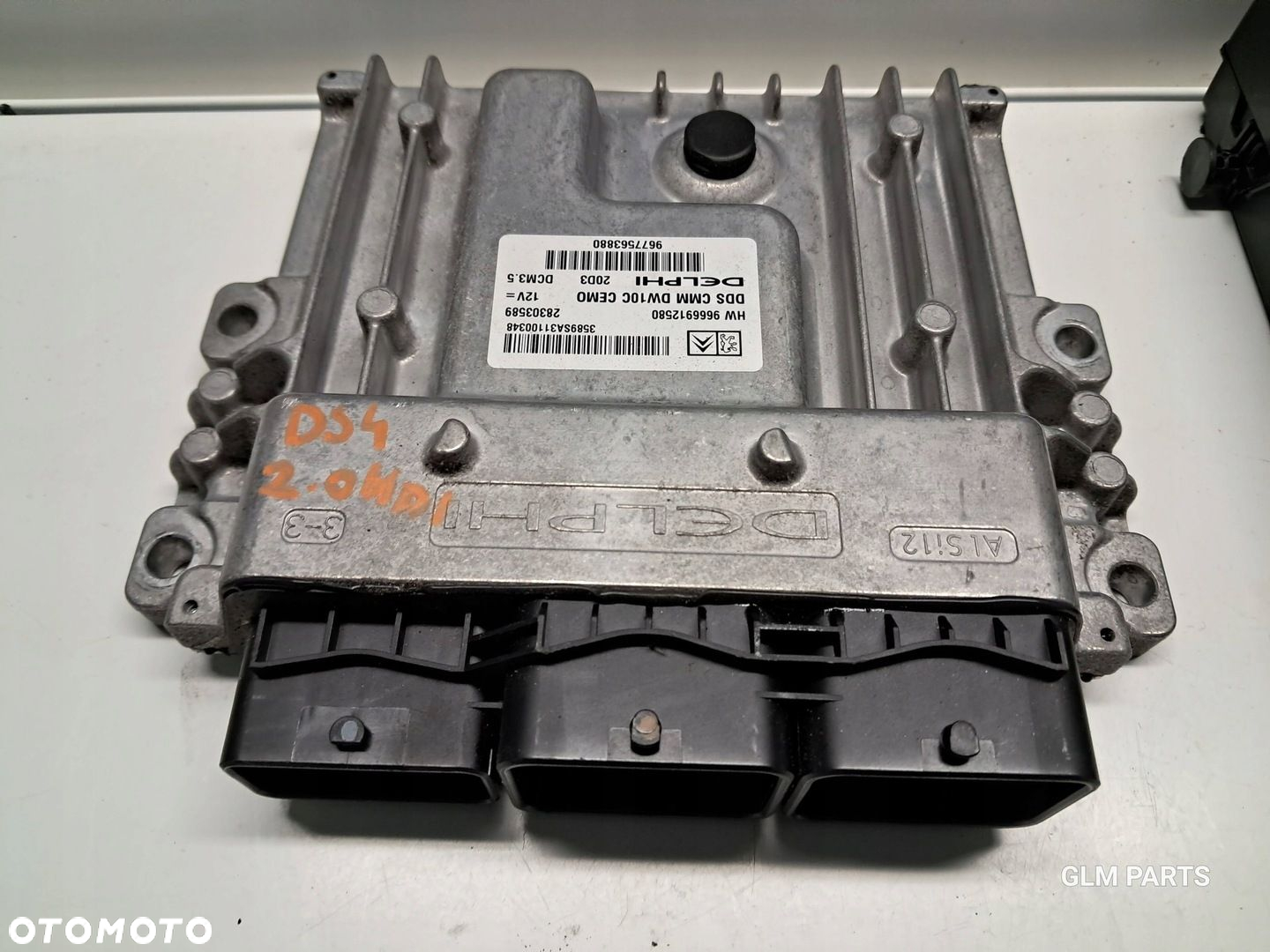 Citroen DS4 2.0 HDI zestaw startowy komputer BSI oraz kluczyk stacyjka - 2