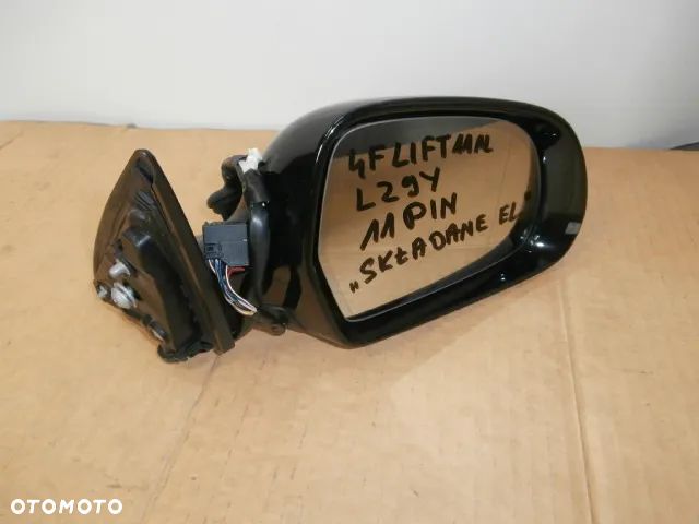 LUSTERKO PRAWE AUDI A6 C6 LIFT 11PIN LZ9Y S-LINE FOTOCHROM SKŁADANE