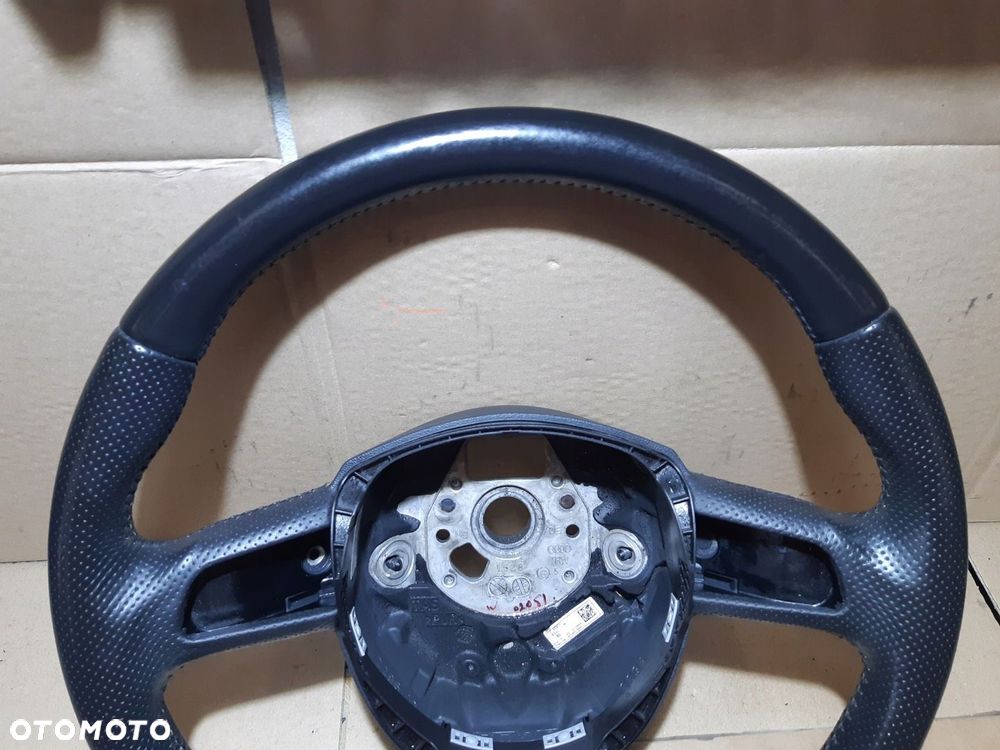 AUDI A6 C6 SLINE KIEROWNICA TRÓJRAMIENNA AIRBAG SKÓRA S-LINE 4F0419091DN - 9