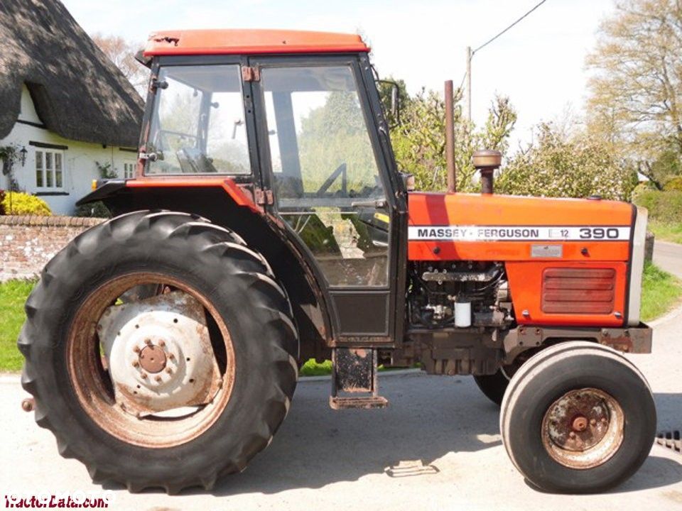 Massey Ferguson 390 A - Zwolnica - Zwrotnica - Półoś - Skrzynia - Silnik - Siłowniki - 1
