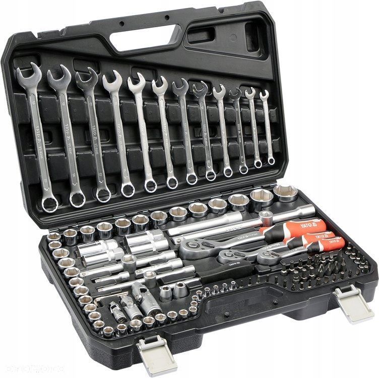 YATO KLUCZE NASADOWE ZESTAW NARZĘDZI KLUCZY 111el. 1/4" 3/8" 1/2" YT-38831 - 4