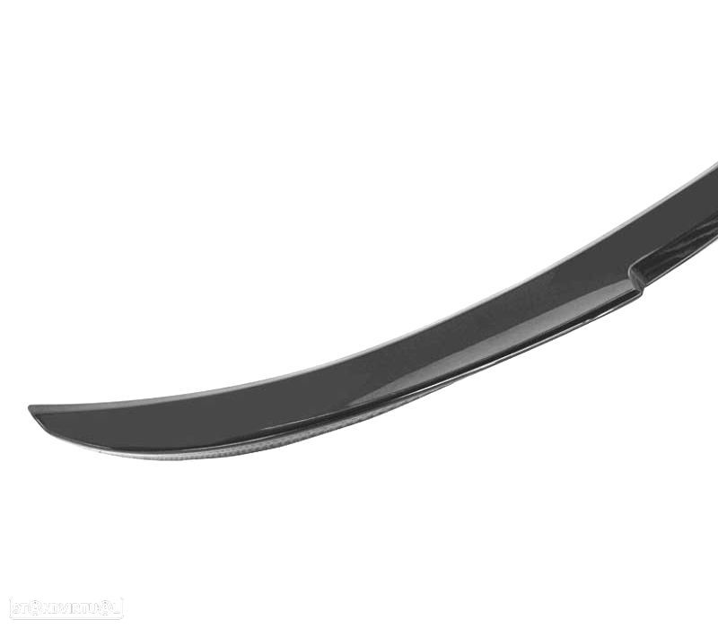 SPOILER TRASEIRO LIP BMW SERIE 4 F33 F83 CABRIO LOOK M4 PRETO BRILHANTE - 4